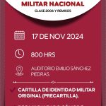 EL PRÓXIMO DOMINGO SE LLEVARÁ A CABO EL SORTEO DEL SERVICIO MILITAR NACIONAL